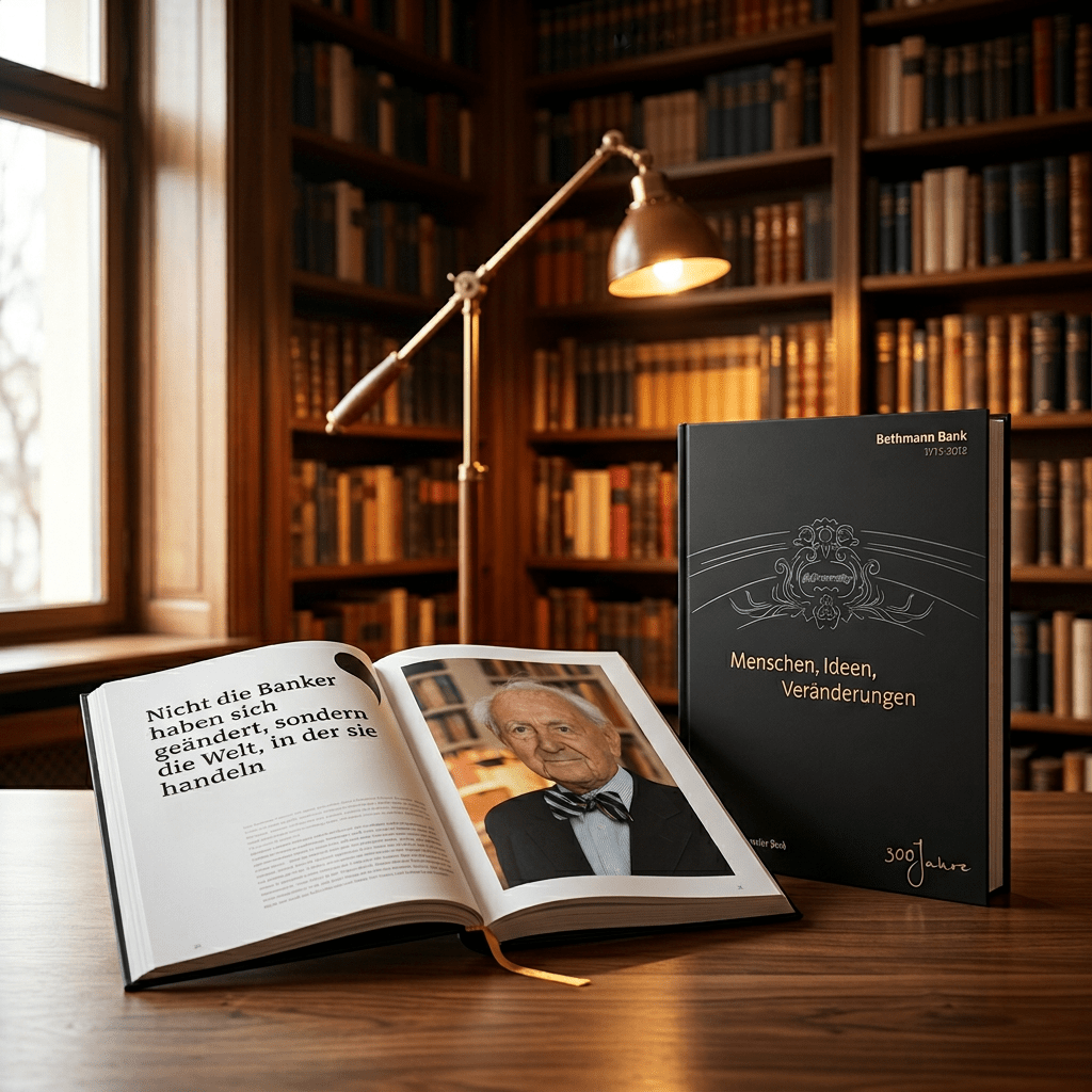 Editorial Legacy – Buchmockup Bethmannbank